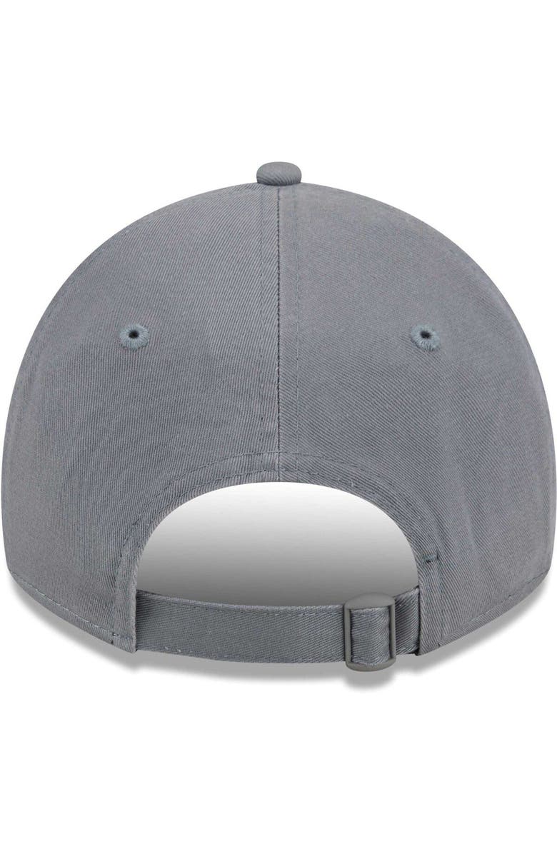 New Era Men's New Era Graphite Chicago Bulls Tonal Color Pack 9TWENTY Adjustable Hat, Alternate, color,