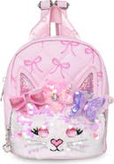 OMG Accessories Micro Bella Kitty Sequin Backpack