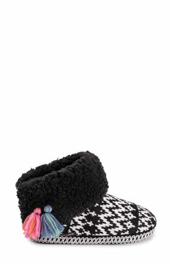 MUK LUKS Melinda Faux Fur Indoor/Outdoor Slipper Bootie