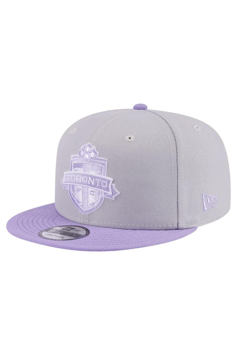 Men's New Era Gray Toronto FC Color Pack Two-Tone 9FIFTY Snapback Hat, Main, color, Gray