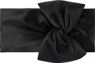 Olga Berg Chloe Satin Tie Front Clutch