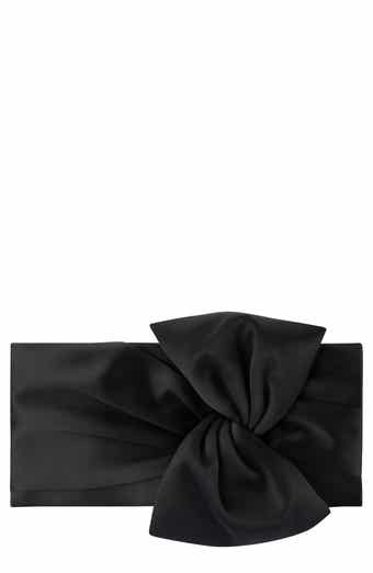Chloe Satin Tie Front Clutch