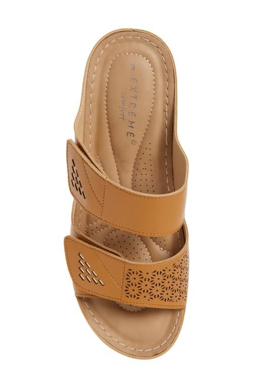 Extreme By Eddie Marc Laser Cut Wedge Sandal