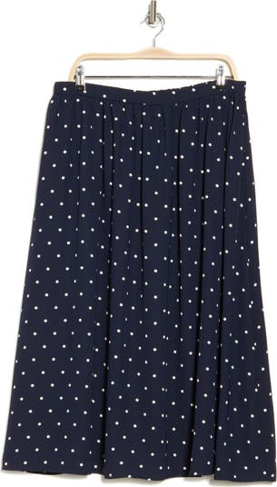 Pull-On Midi Skirt