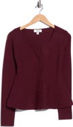 JASON WU Peplum Button Front Cardigan