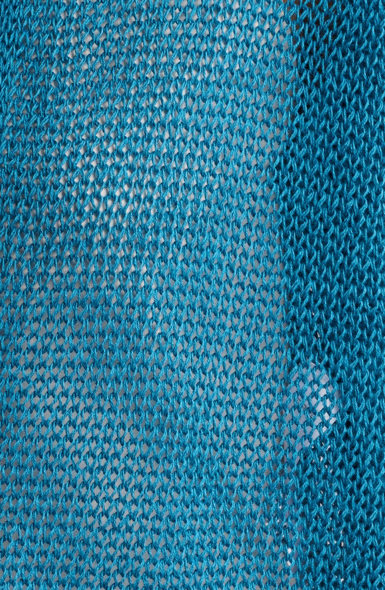 Eileen Fisher Open Stitch Organic Linen & Organic Cotton Cardigan, Alternate, color, 