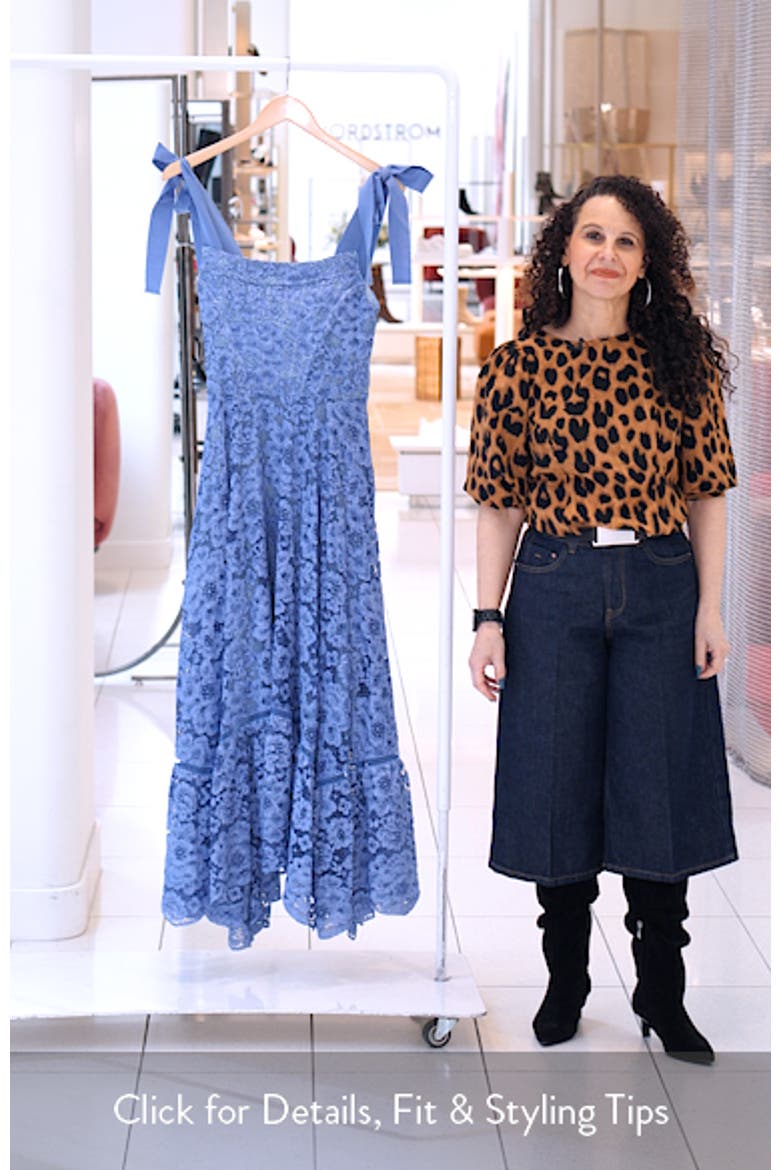 Rosalee Tie Strap Lace Sundress video