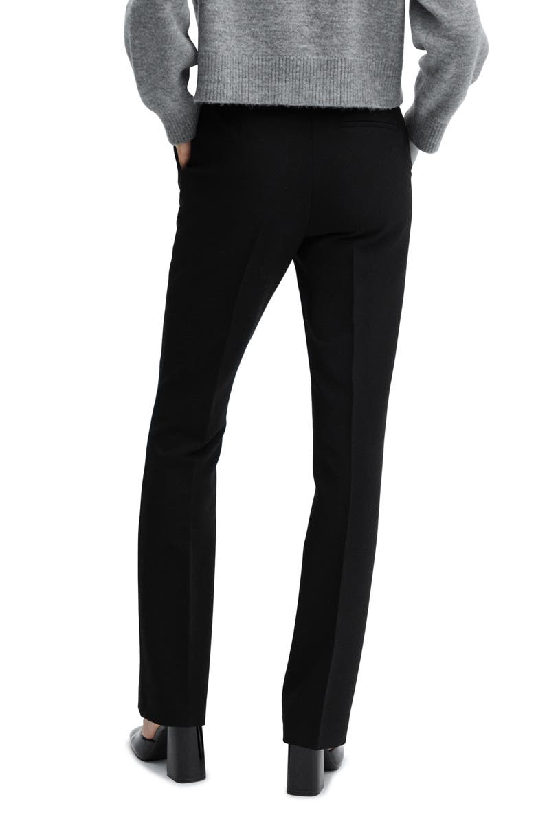 MANGO Mid Rise Flare Pants, Alternate, color,