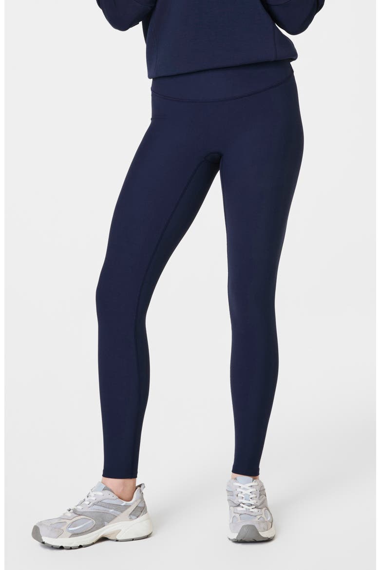 High Waist Leggings, Main, color, TIMELESS NAVY