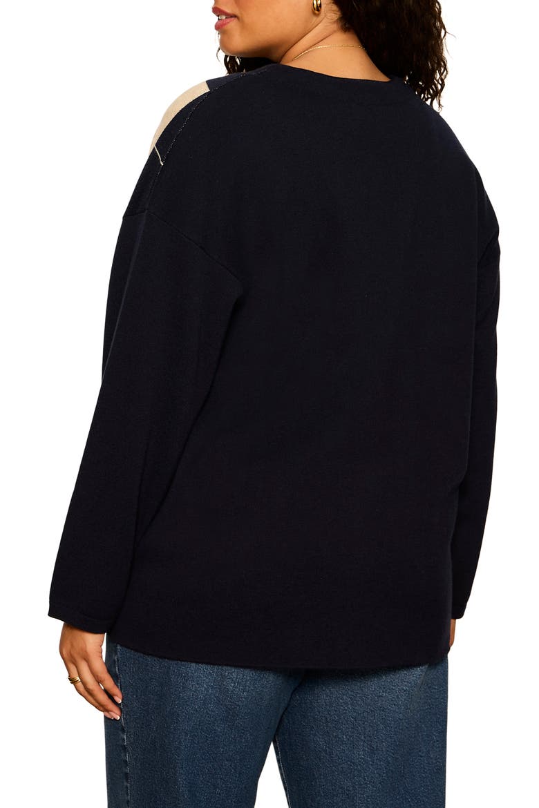 Arden Argyle Cardigan, Alternate, color, LOMA ARGYLE BLUE