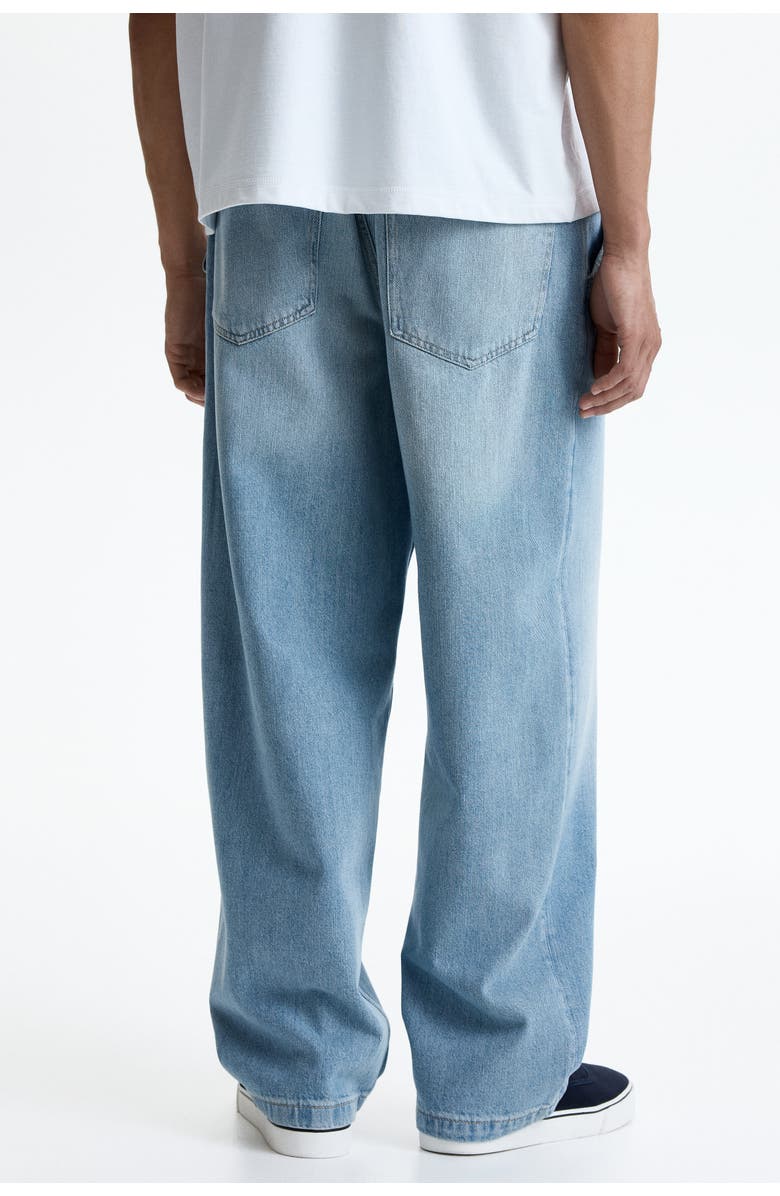 H&M Baggy Jeans, Alternate, color, Denim Blue