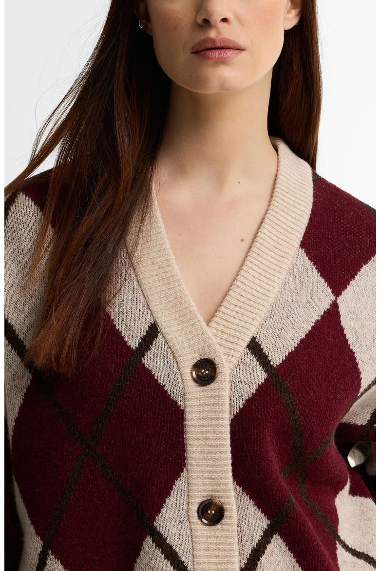 Harleigh Argyle Cardigan, Alternate, color, MULTI