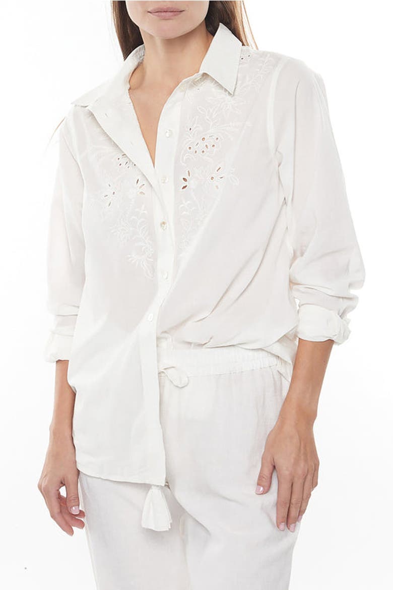 Lucille Top, Main, color, White