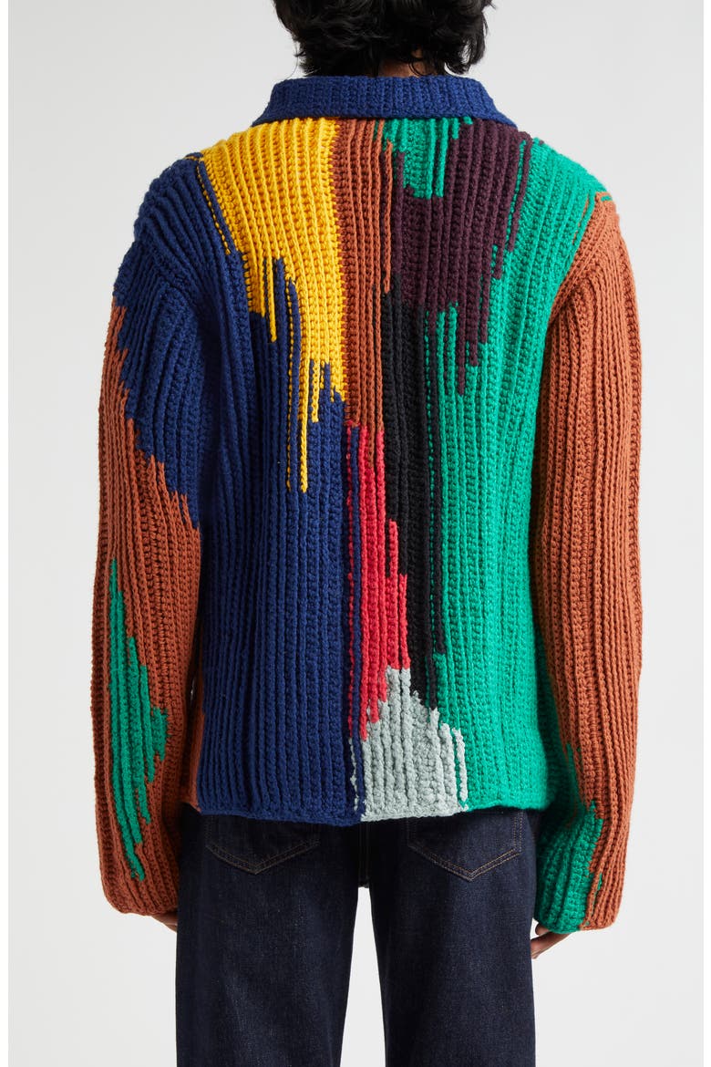 Acid Cotton Crochet Jacket, Alternate, color, S24 MULTI