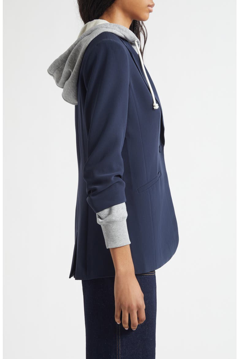 Hooded Khloe Jacket, Alternate, color, NAVY/HEATHER GREY