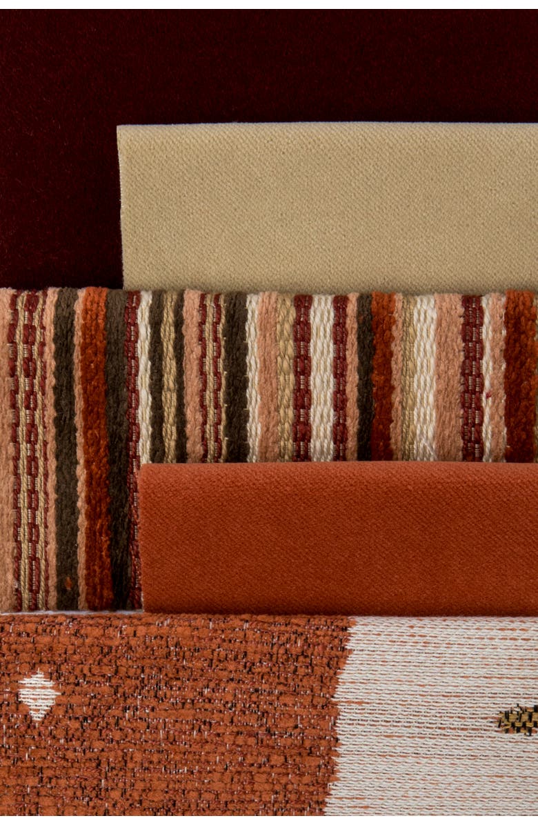 Elaine Smith Plush Velvet Indoor & Outdoor Woven Accent Pillow, Alternate, color, Honey