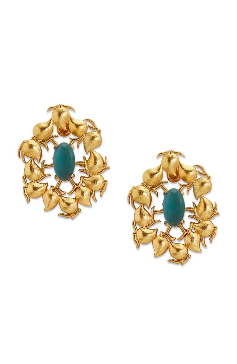 Dhwani Bhansal KERI EARRINGS, Main, color, Gold Plated