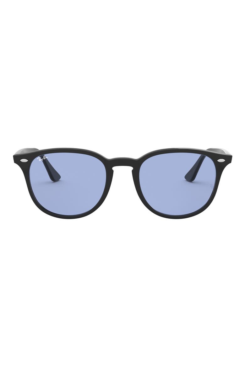 53mm Phantos Sunglasses, Main, color, BLACK BLUE