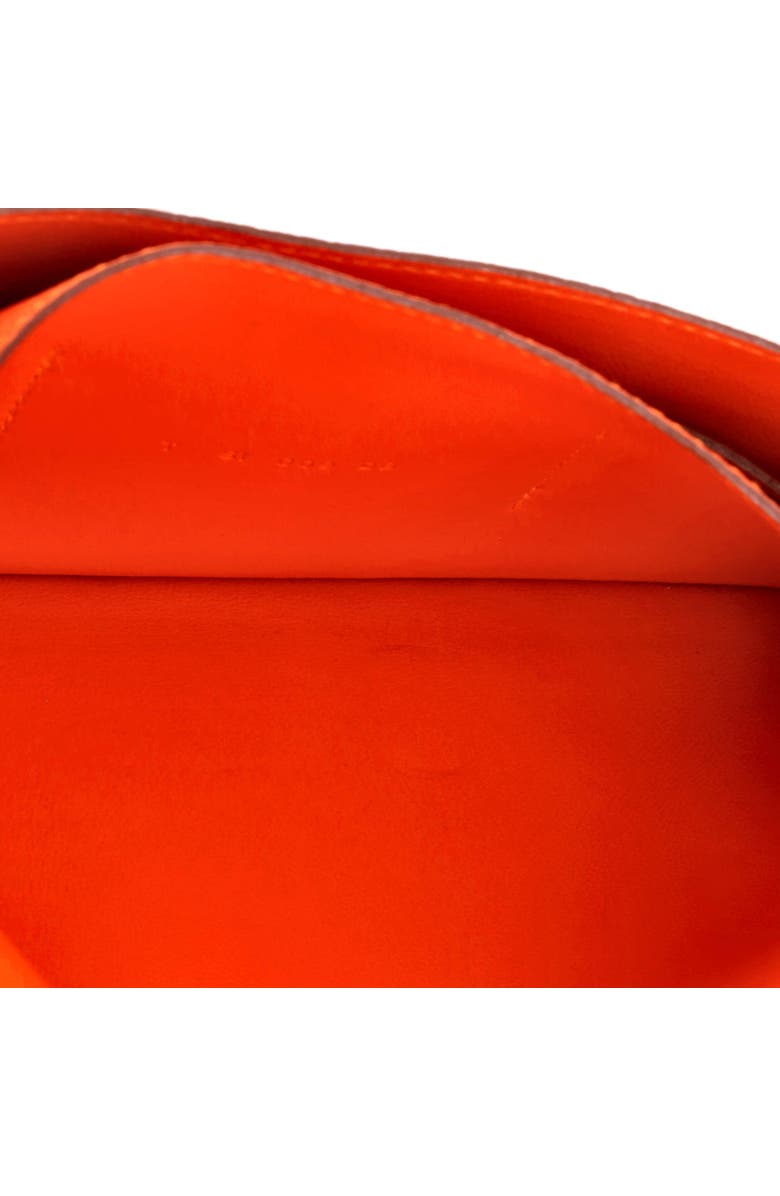 Pre-Owned Hermes Dogon Duo Combined Wallet Leather, Alternate, color, Feu