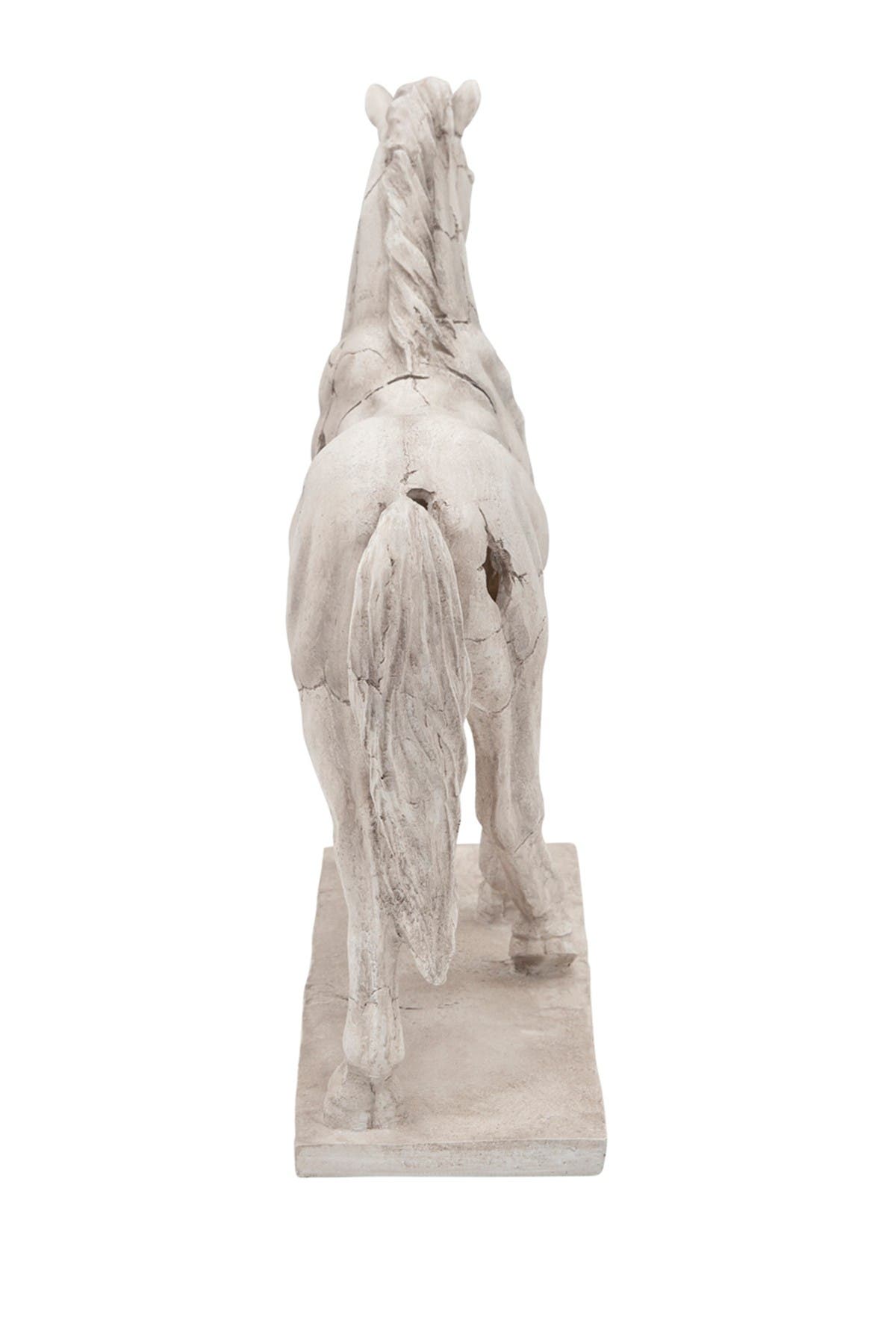 SAGEBROOK HOME Cracked Horse Sculpture - White | Nordstromrack
