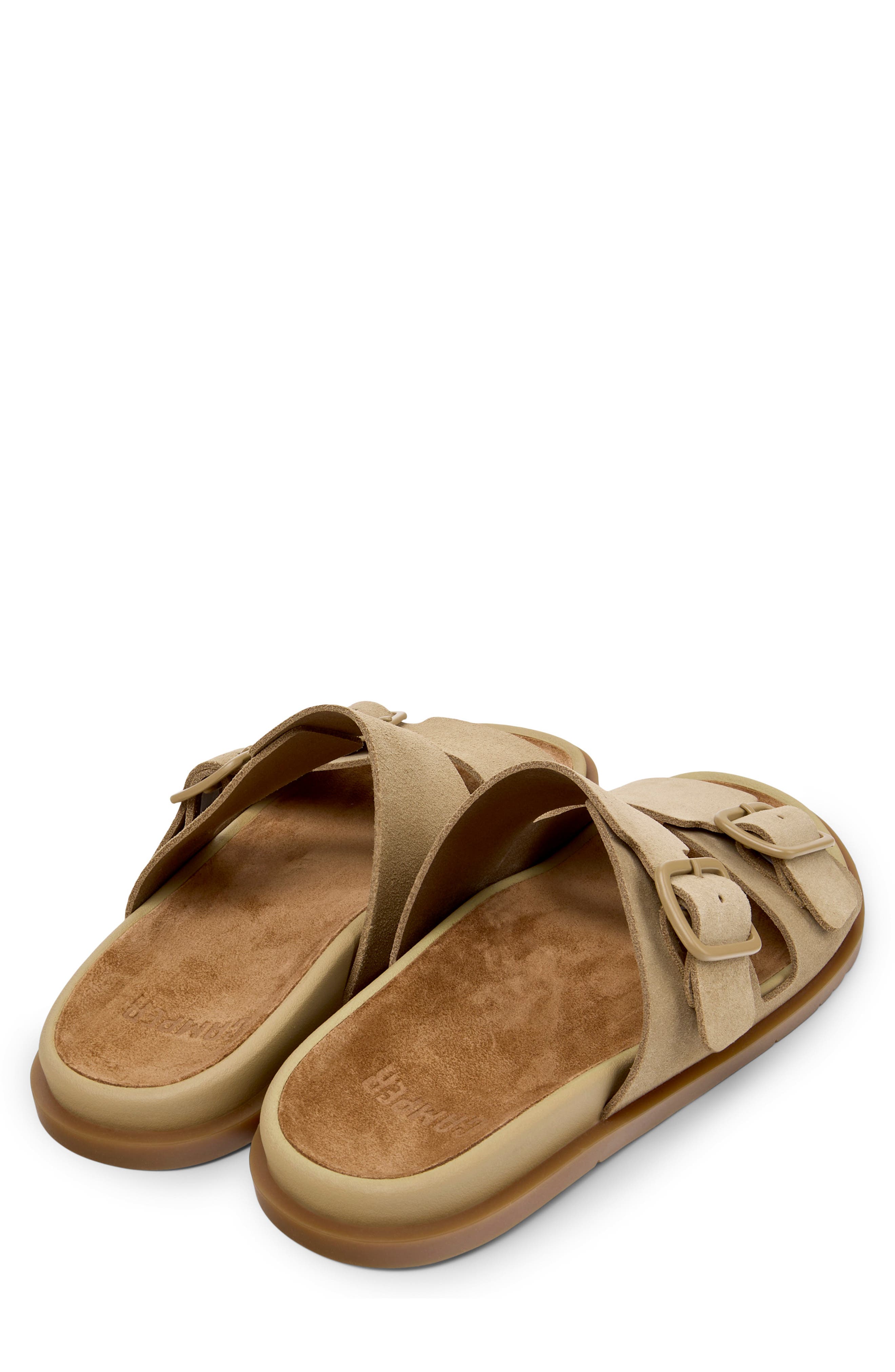 Camper Lluc 2-Strap Sandal, Alternate, color, Medium Brown