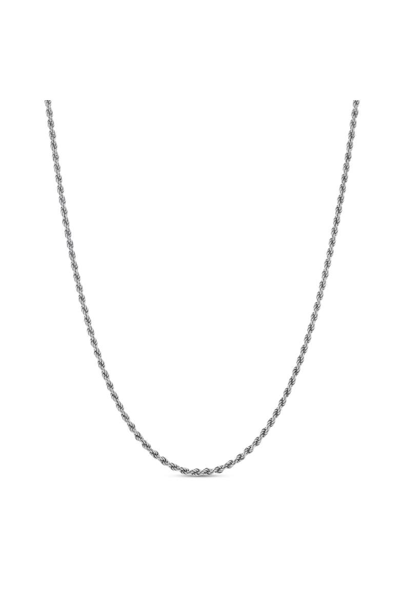 Takumi Rope Chain Necklace 925 Silver, Main, color, Sterling Silver