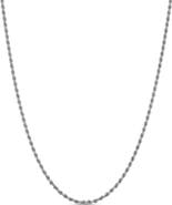 LuvMyJewelry Takumi Rope Chain Necklace 925 Silver