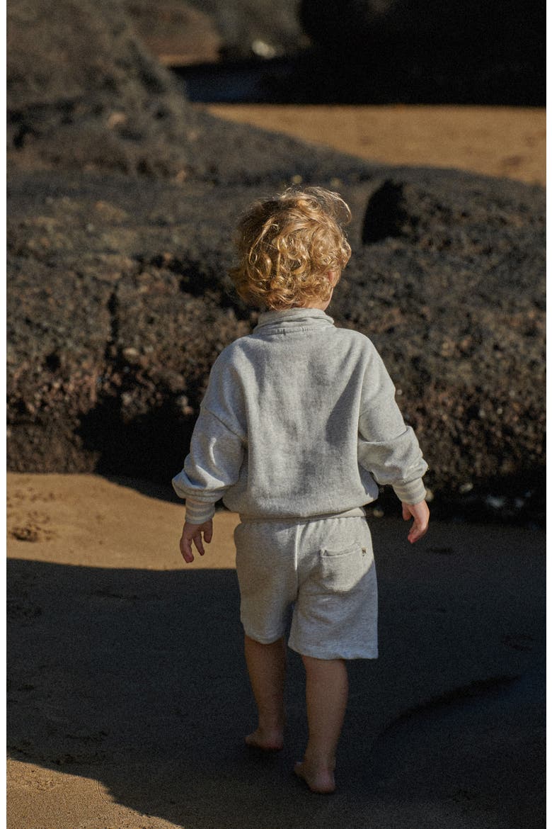 Kids' Camper Organic Cotton Fleece Sweatshirt, Alternate, color, LIGHT GREY MARL