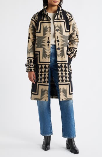 Pendleton Timberline Virgin Wool Blend Blanket Coat | Nordstrom