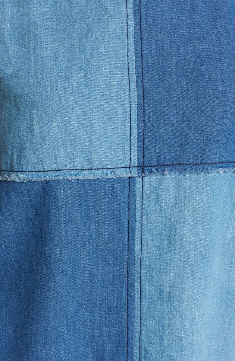 BP. Denim Patchwork Tank, Alternate, color, 