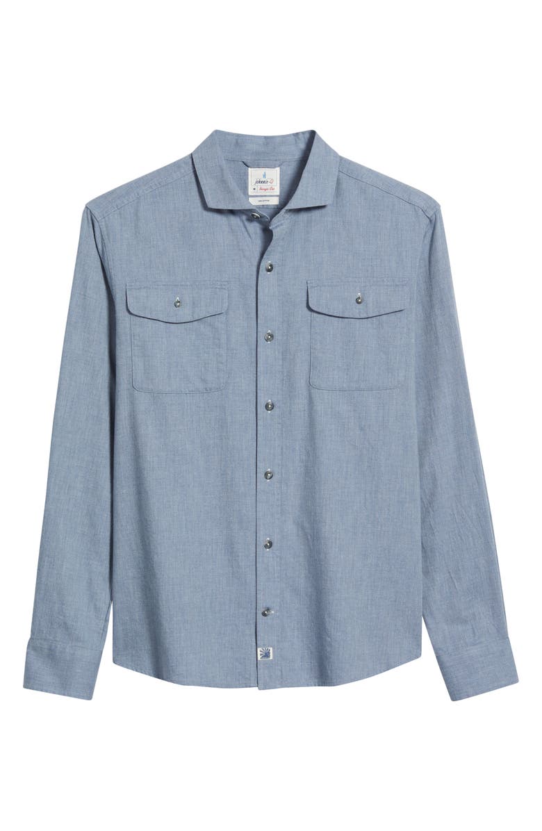 johnnie-O Alpond Hangin' Out Cotton Button-Up Shirt, Alternate, color,