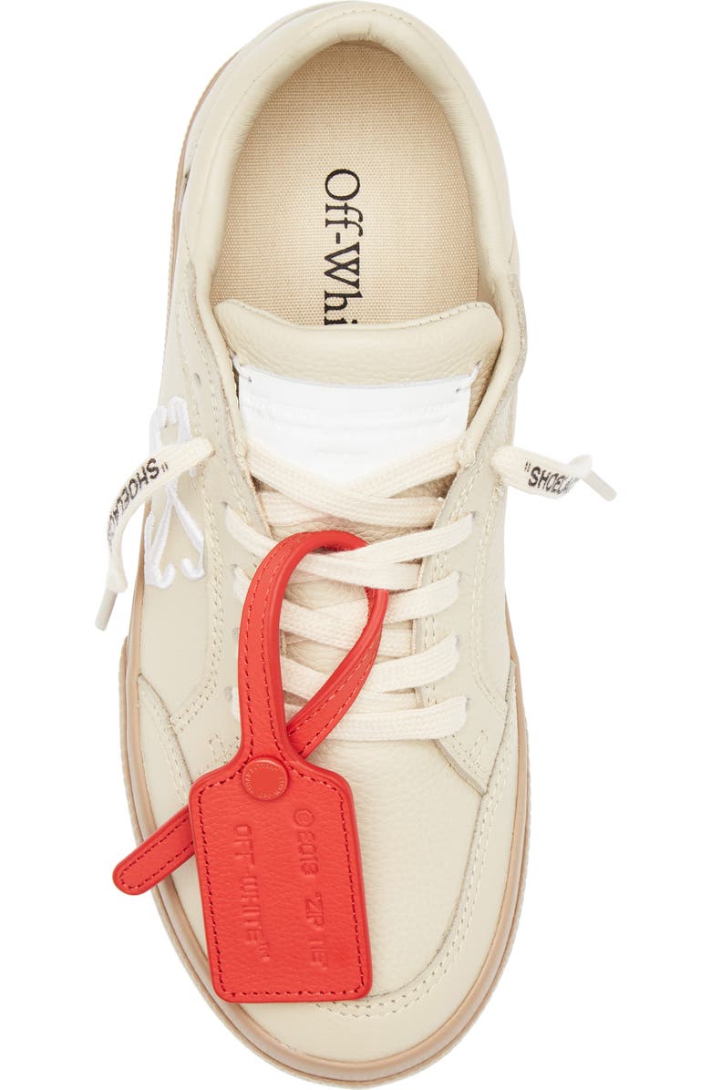 Off-White New Low Vulcanized Calfskin Leather Sneaker, Alternate, color,