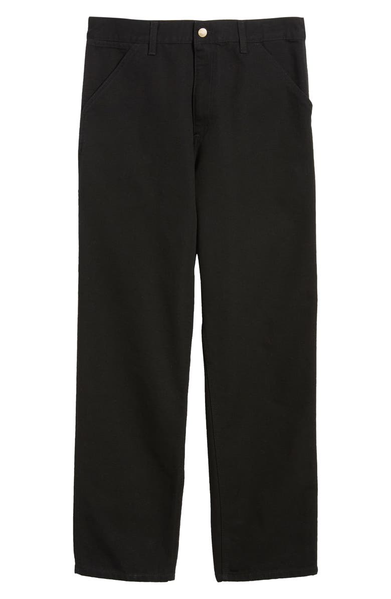 Carhartt Work In Progress Single Knee Organic Cotton Canvas Straight Leg Pants, Alternate, color, 