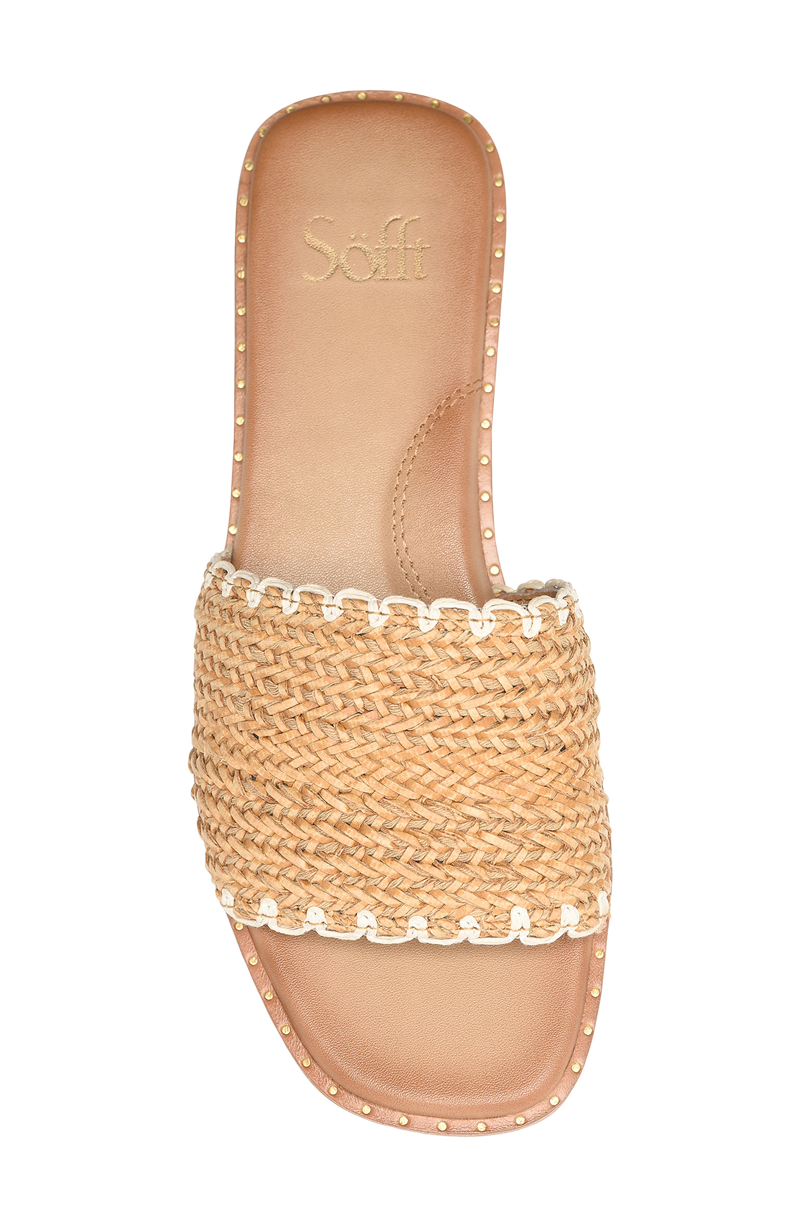 Elsa Slide Sandal, Alternate, color, TAN