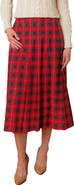 Hope & Henry Organic Pleated Midi Skirt