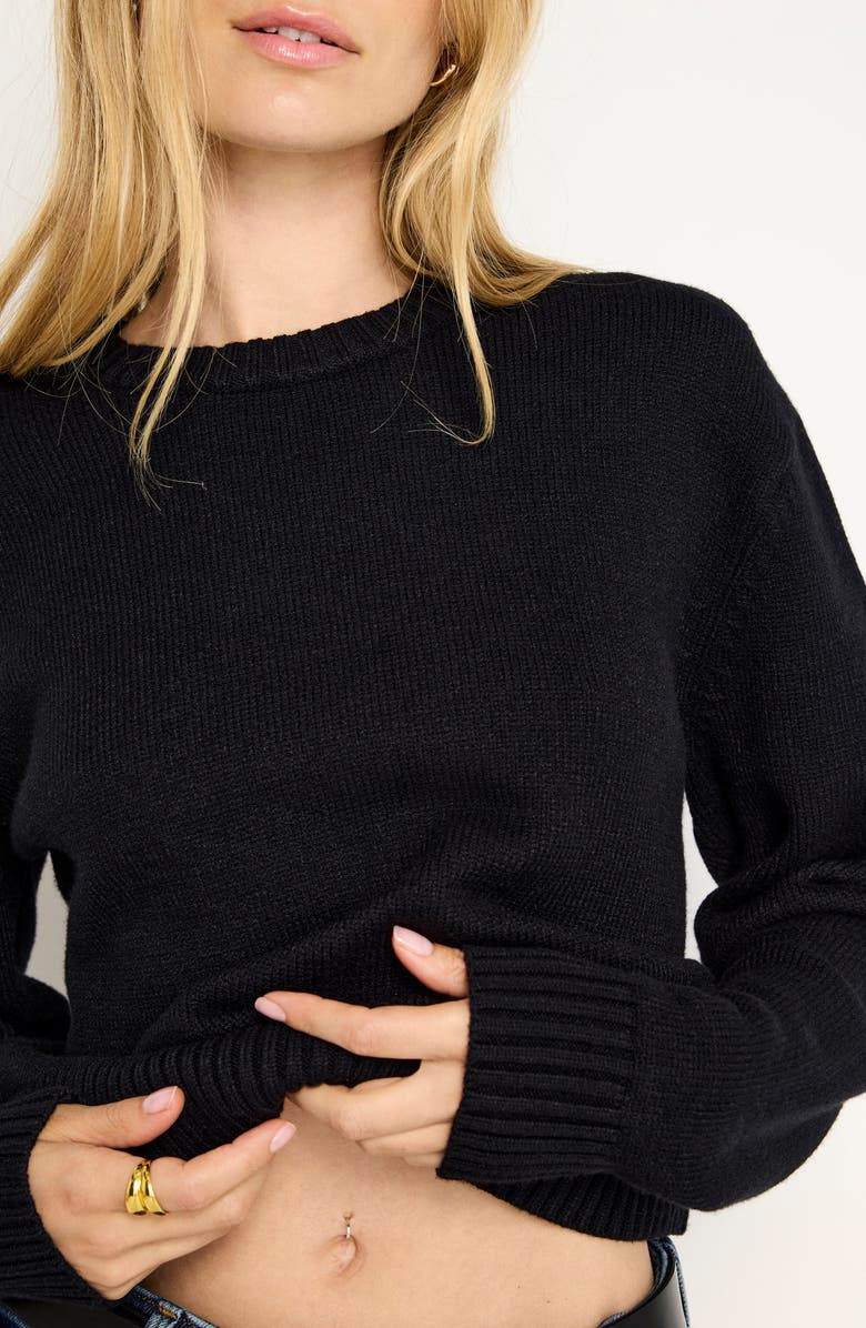 Good American Cozy Crewneck Sweater, Alternate, color,