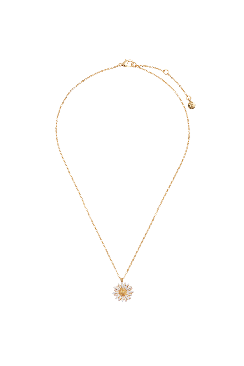 Daisy Chain Necklace, Alternate, color, Gold