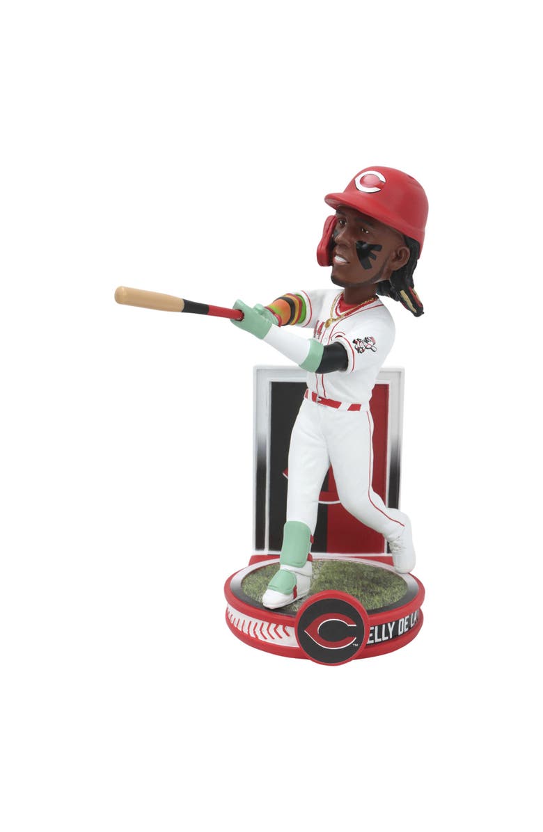 FOCO Elly De La Cruz (Cincinnati Reds) Banner Series MLB Bobblehead, Main, color, Multi-Color