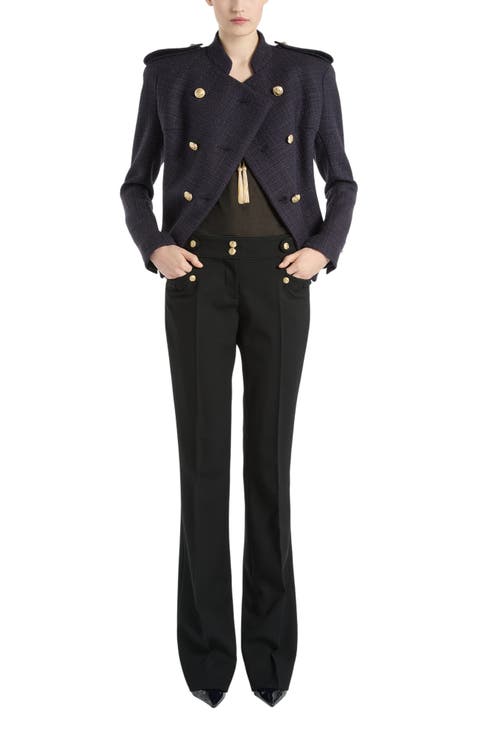 Tweed 6-Button Jacket
