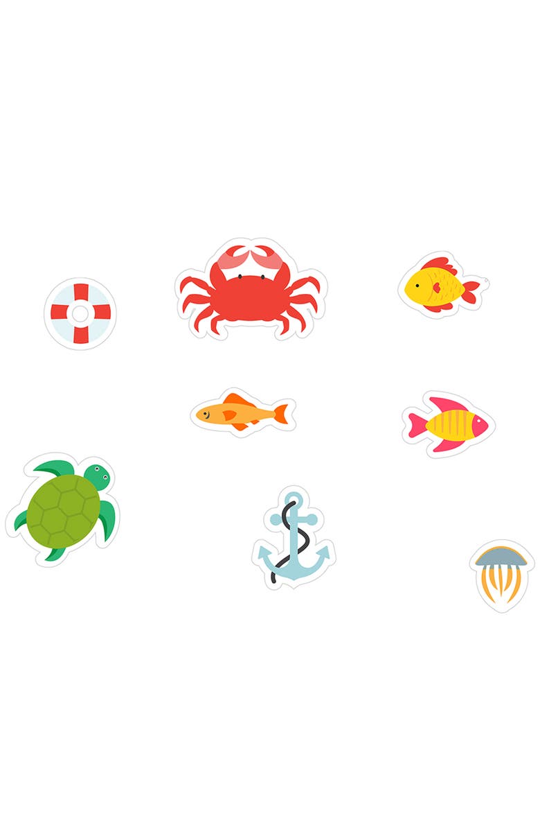 Buddy 
Barney Bath Time Stickers, Under the Sea, 18 Pieces, Kid 3+, Alternate, color, Multicolored