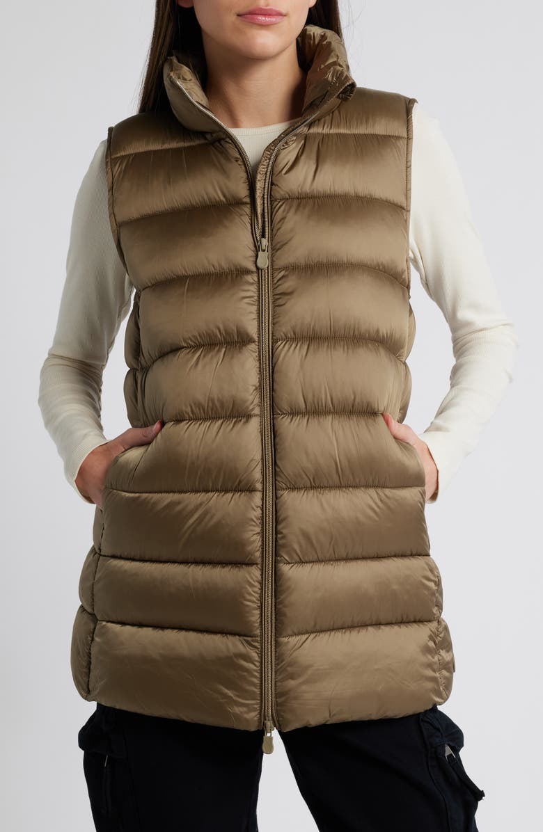 Save The Duck Coral Insulated Water Repellent Quilted Vest, Main, color, 