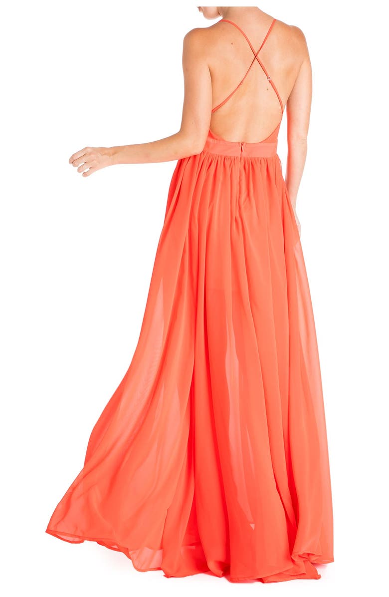 MEGHAN LA Enchanted Garden Maxi Dress, Alternate, color, 
