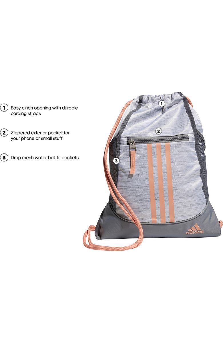 adidas Alliance II Sackpack, Alternate, color,
