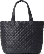 MZ Wallace Large Metro Deluxe Diamond Quilted Nylon Tote