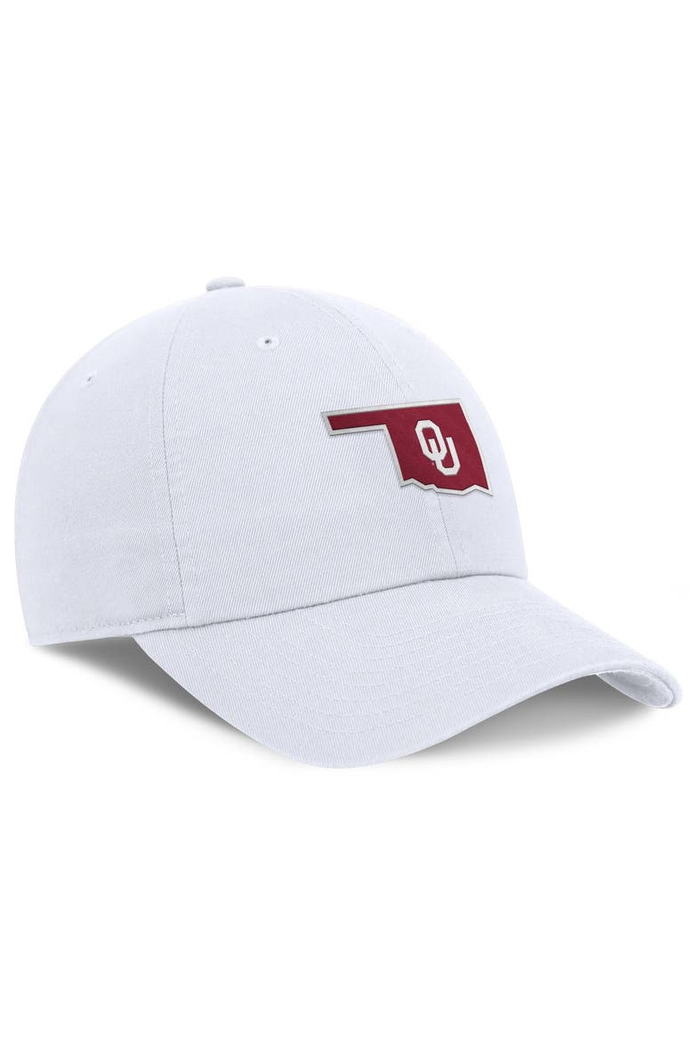 Men's Jordan Brand White Oklahoma Sooners Club Dri-FIT Adjustable Hat, Alternate, color, White