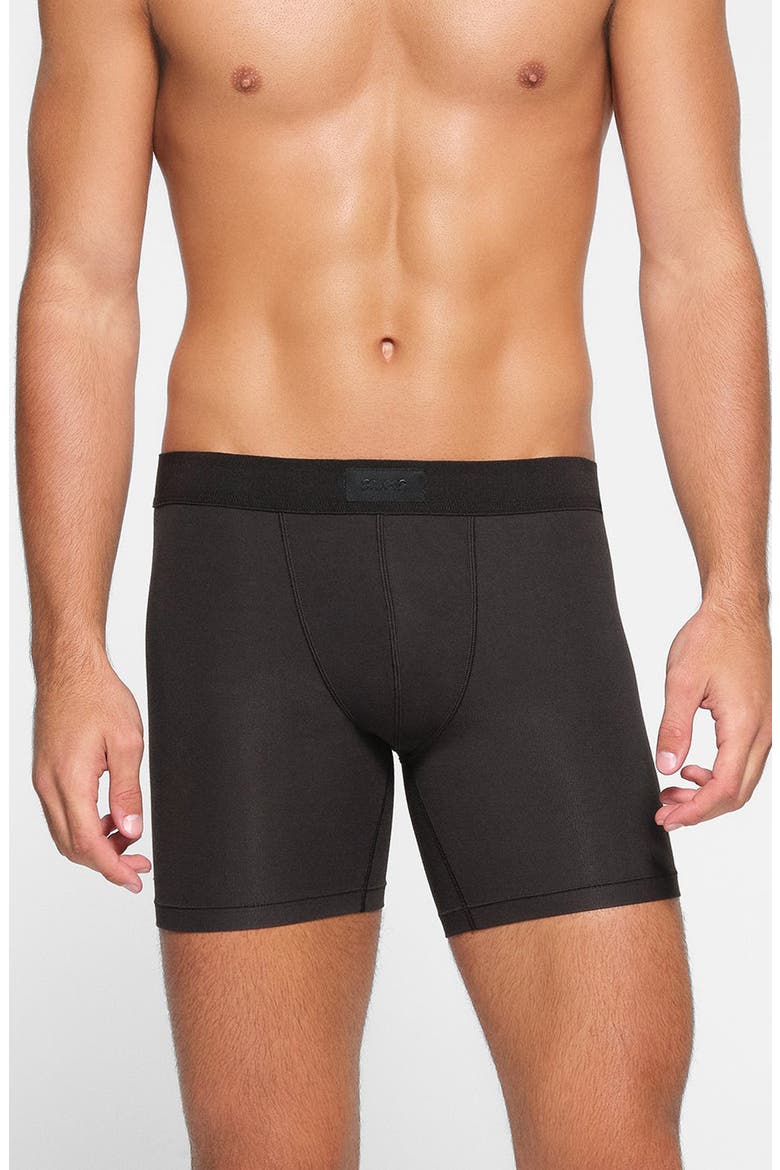 3-Pack 5-Inch Stretch Cotton & Modal Boxer Briefs, Alternate, color, HEATHER MULTI