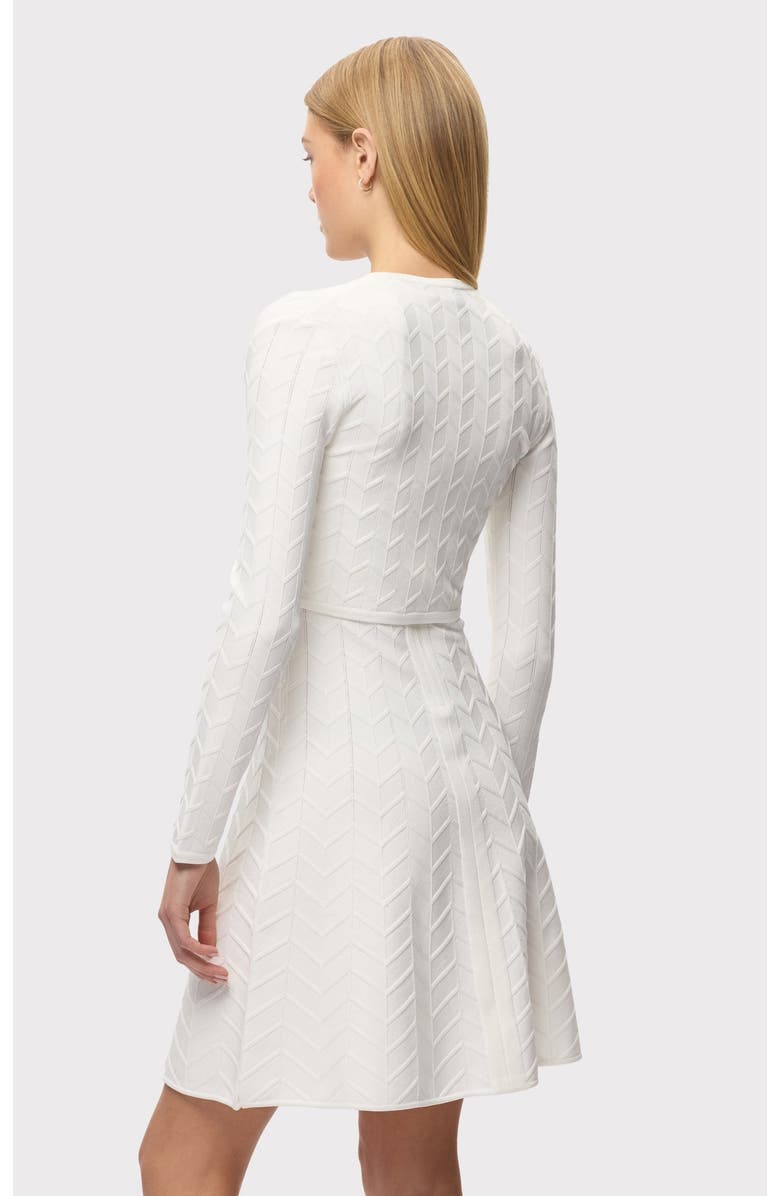 Herve Leger The Ellis Jacket, Alternate, color, Alabaster
