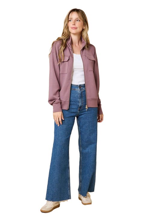 DreamTech Double Zip Bomber Jacket