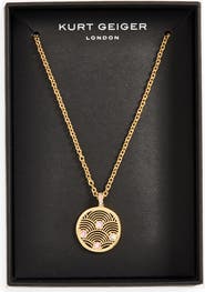 Kurt Geiger London Southbank Rainbow Round Pendant Necklace