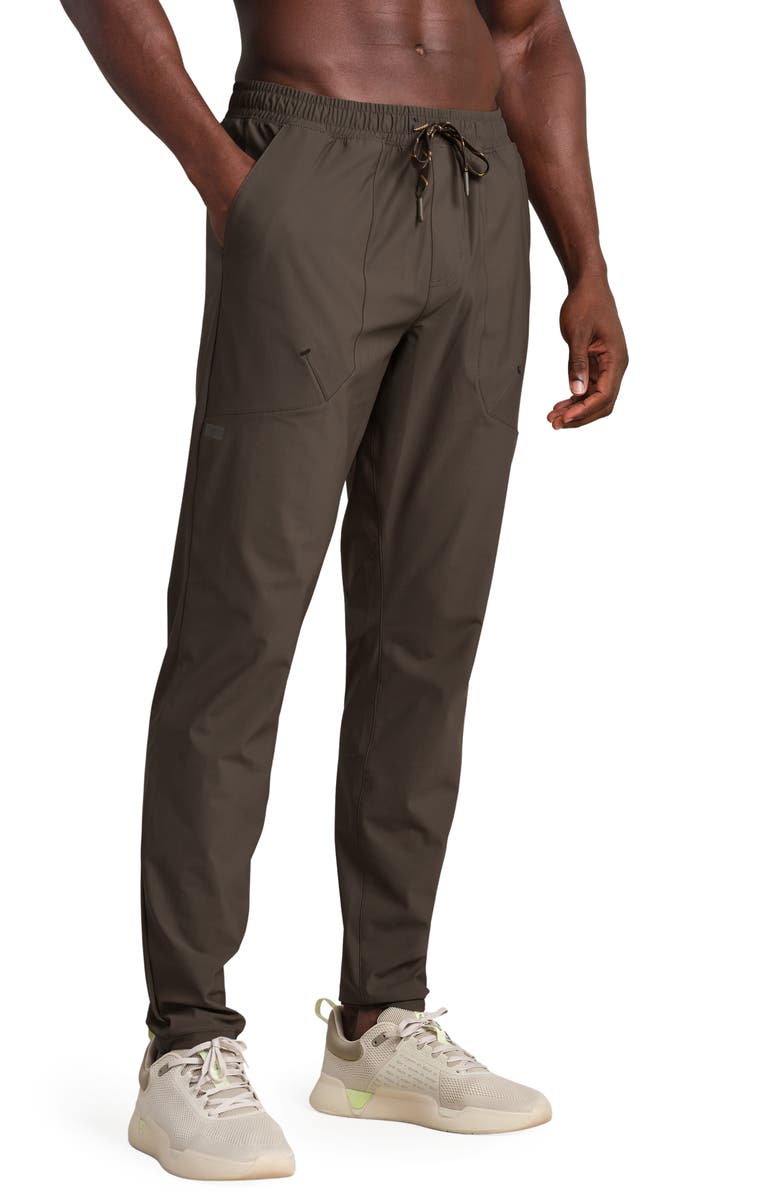 Rhone Pursuit Training Pants, Alternate, color, Cafe Noir